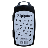 - Chisel 3D STAMP - #018 ALPHABET - Chisel 3D STAMP - #018 ALPHABET