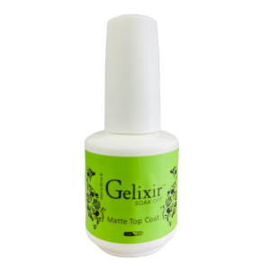 Gelixir Matte Gel Top  0.5oz