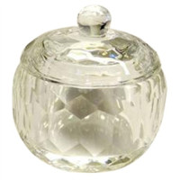 Crystal Powder Dish - Round