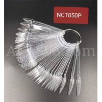 Pointy 50 Tips with Ring (CLEAR)