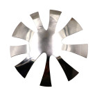 Bescita Pro 9 Sizes Easy French Smile Cut V Line shape Tips Manicure Edge Nail Cutter