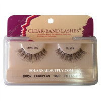 Beautee Sense Clear-Band Lashes (smashing) - Black - 1 pack