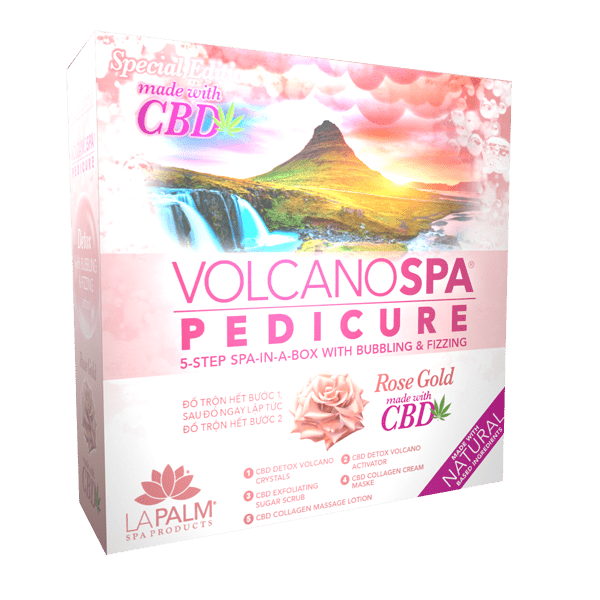 Volcano Spa 5-in-1 Spa Box CBD Rose Gold (Box)
