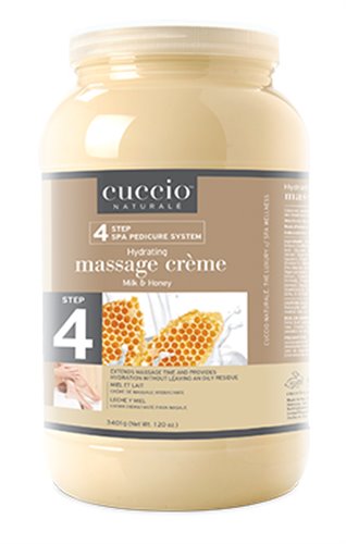 Cuccio STEP 4 Massage Creme (MILK & HONEY) - 1 GAL.
