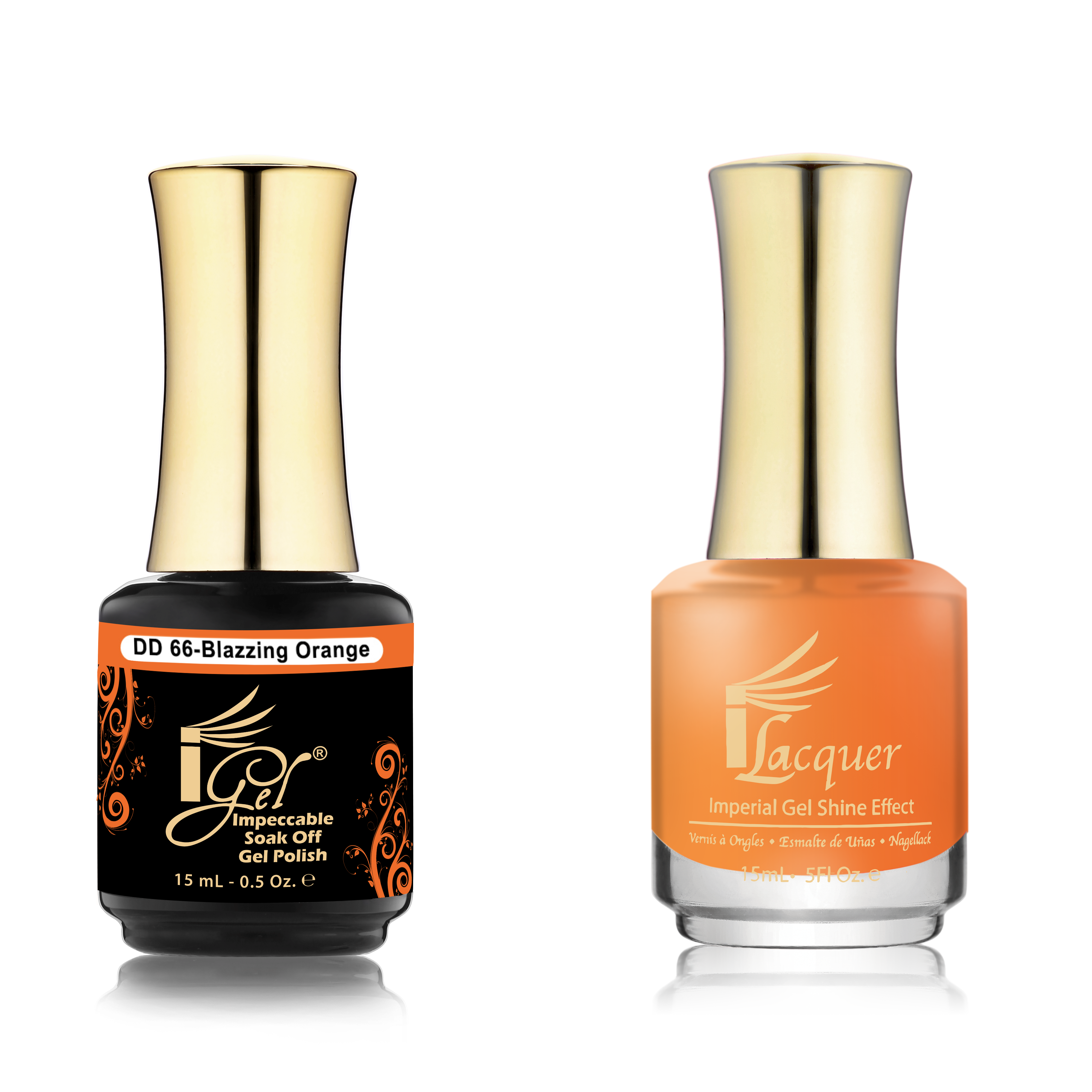 iGel Beauty - Dip & Dap Duo - DD066 Blazzing Orange