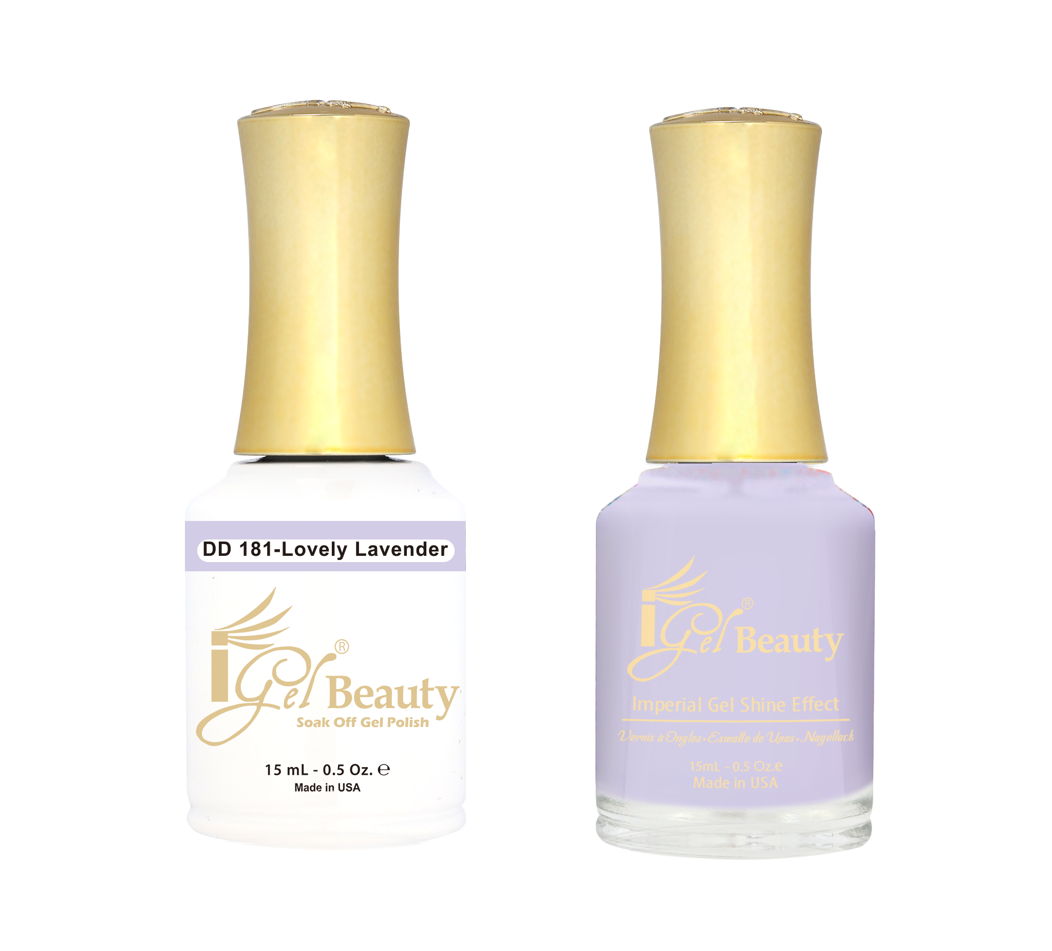 iGel Beauty - Dip & Dap Duo - DD181 Lovely Lavender, Solar Nails Warehouse